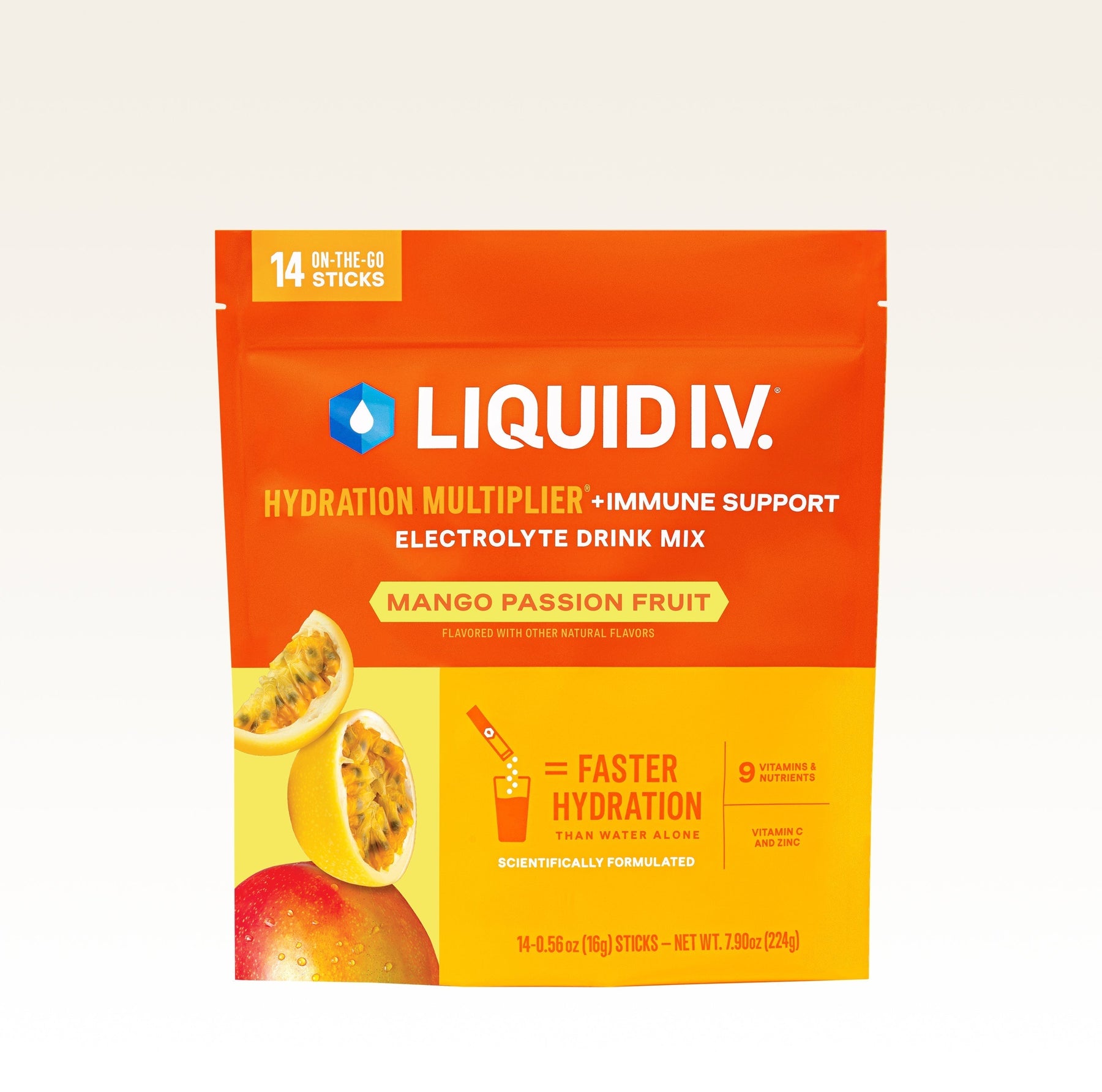 Mango Passionfruit Hydration Multiplier® +Immune Support - Fresh Wellness Pick