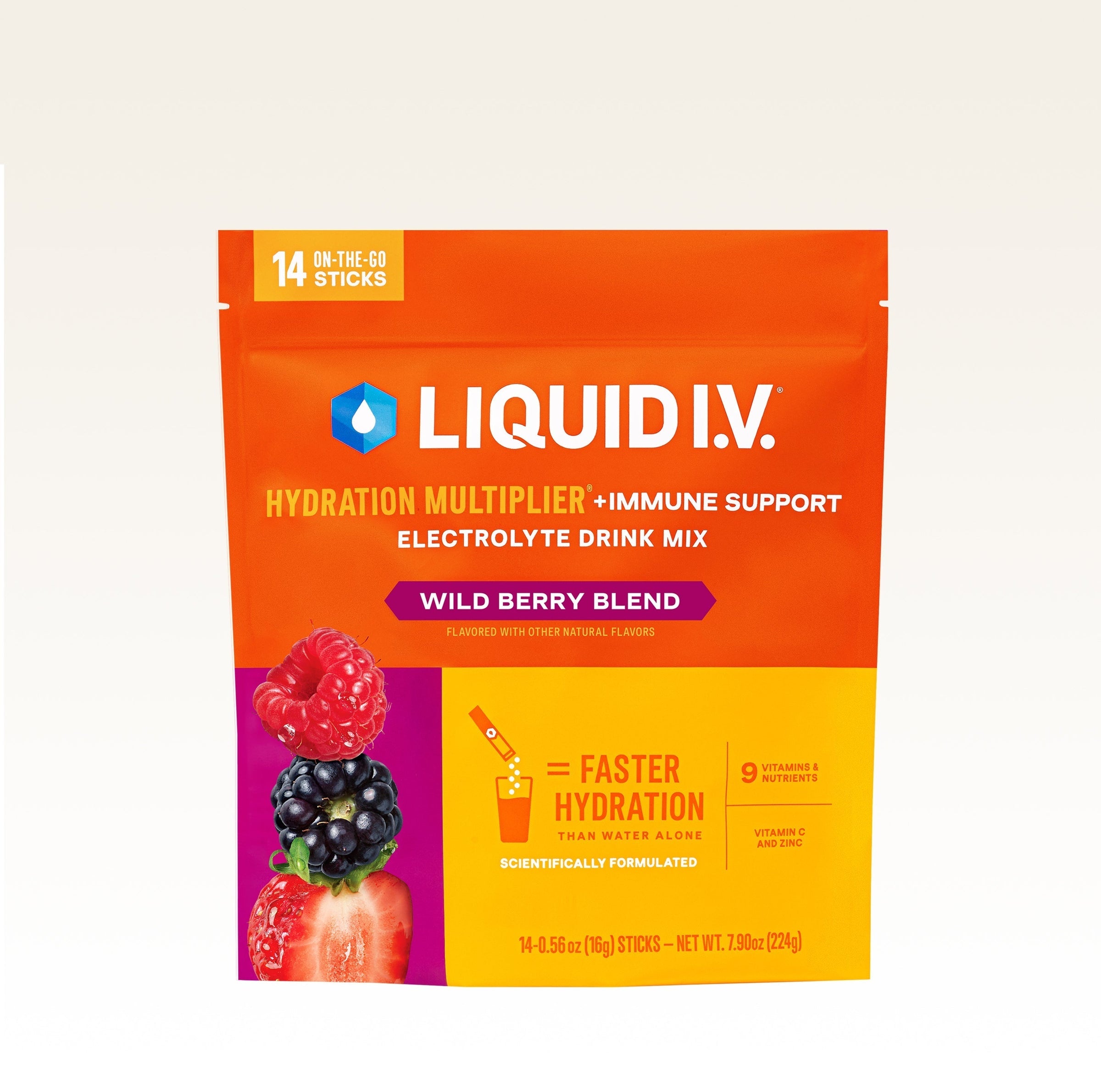Wild Berry Blend Hydration Multiplier® +Immune Support - Wellness Boost