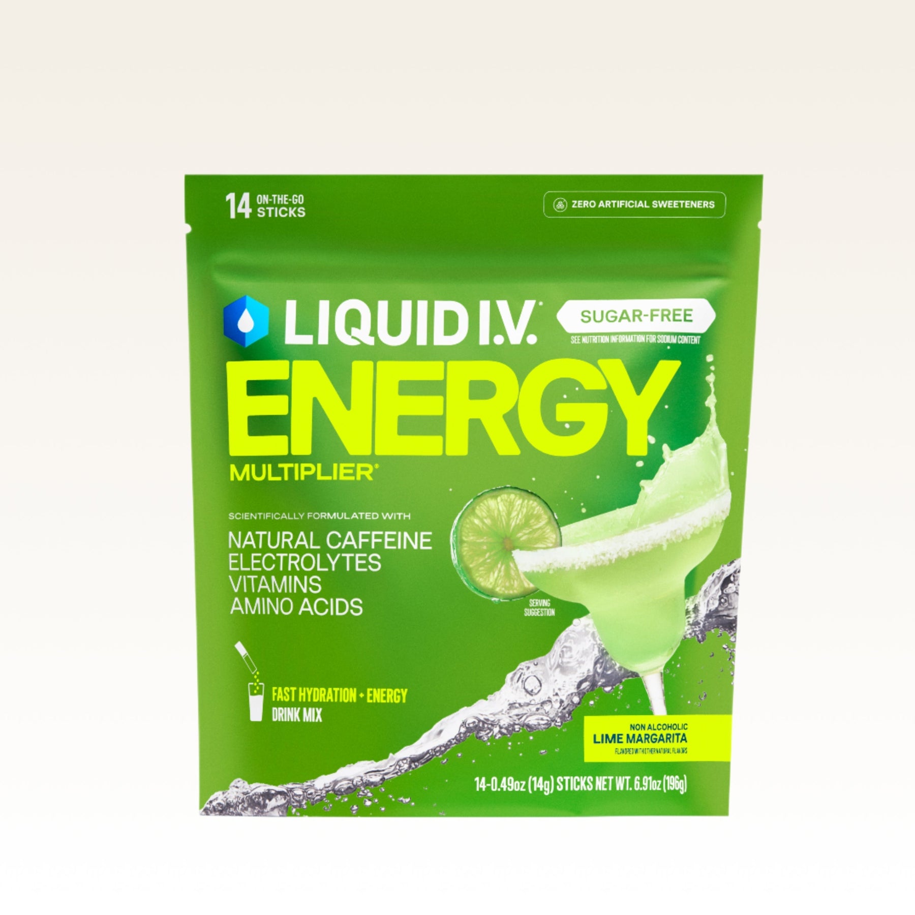 Lime Margarita Mocktail Sugar-Free Energy Multiplier® - Morning Mix
