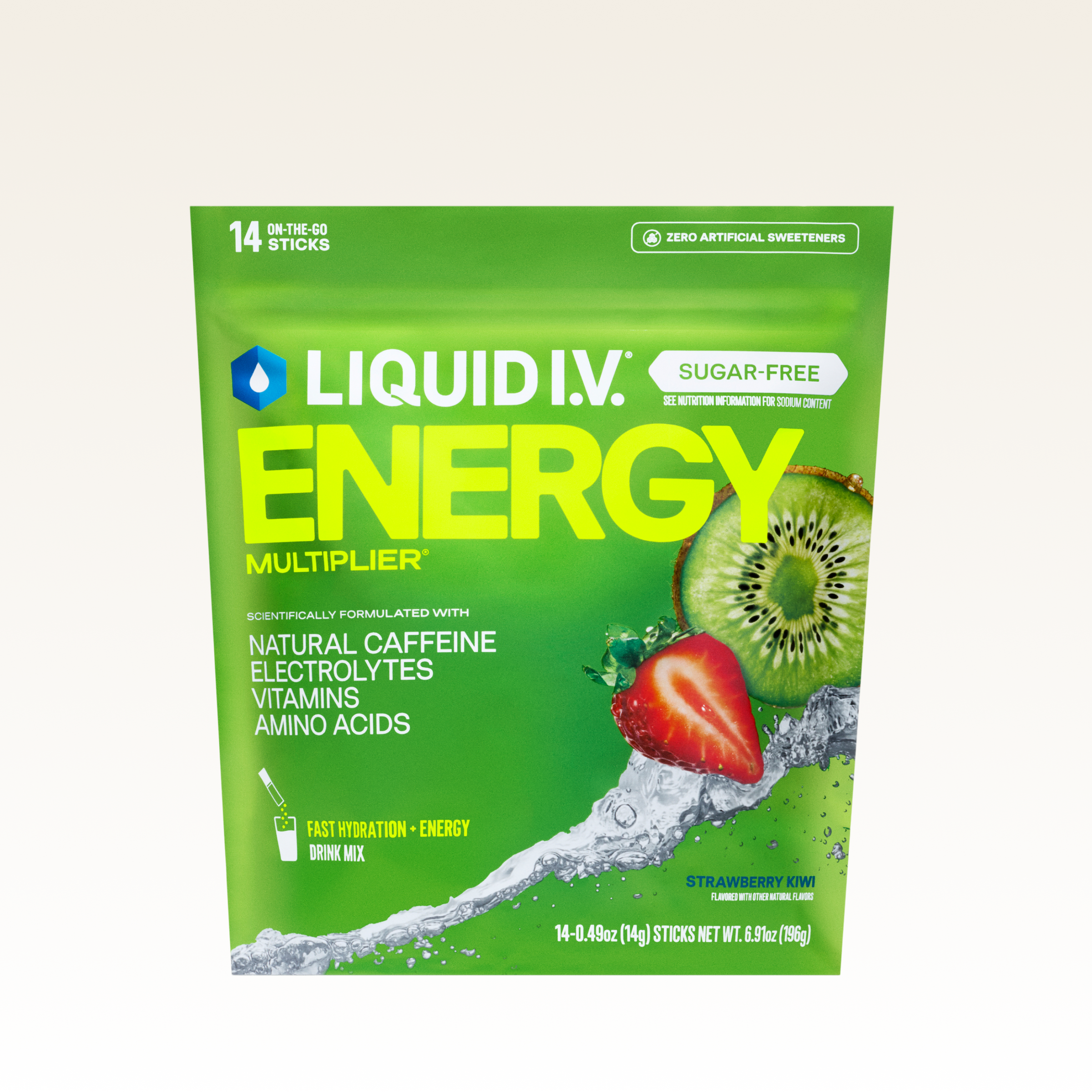 Strawberry Kiwi Sugar-Free Energy Multiplier® - Travel Energy Ready